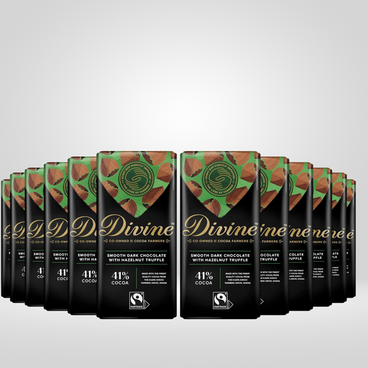 Divine Hazelnut & Truffle Bar | 12 x 90g