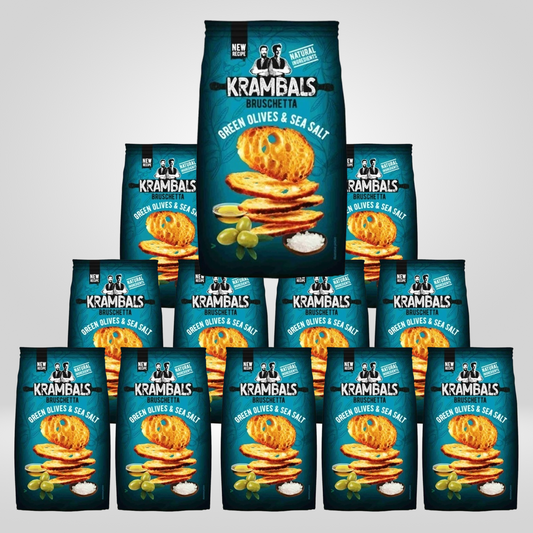 Krambals Olive and Salt Bruschetta | 12x 70g