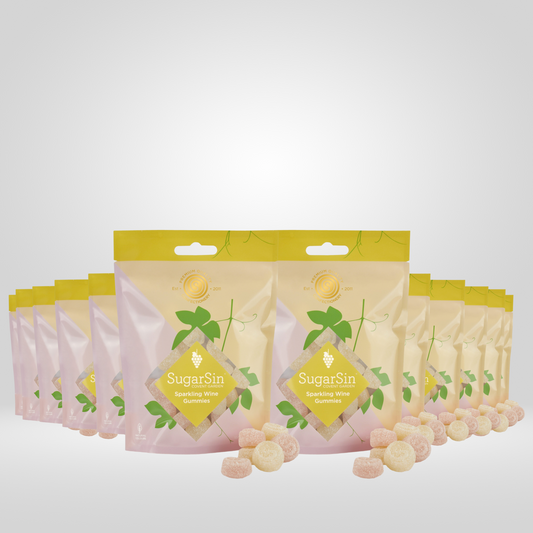 Sugarsin Sparkling Wine Gummies | 12 x 100g